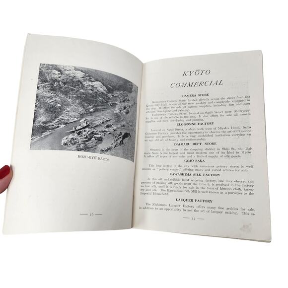 What's to see around Kyoto! Vintage Japanese Japan Travel Guide - Picture 4 of 7